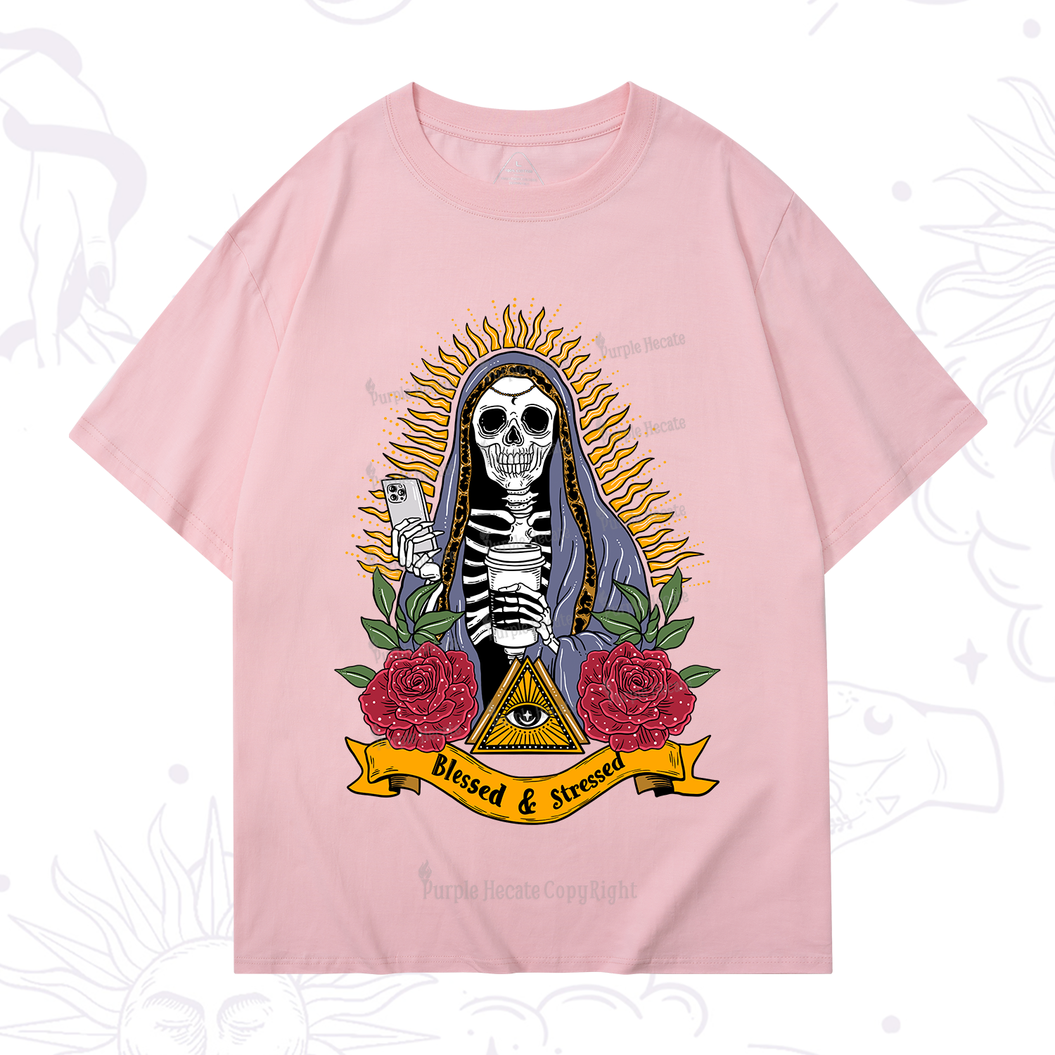 Purplehecate Blessed And Stressed T-Shirt