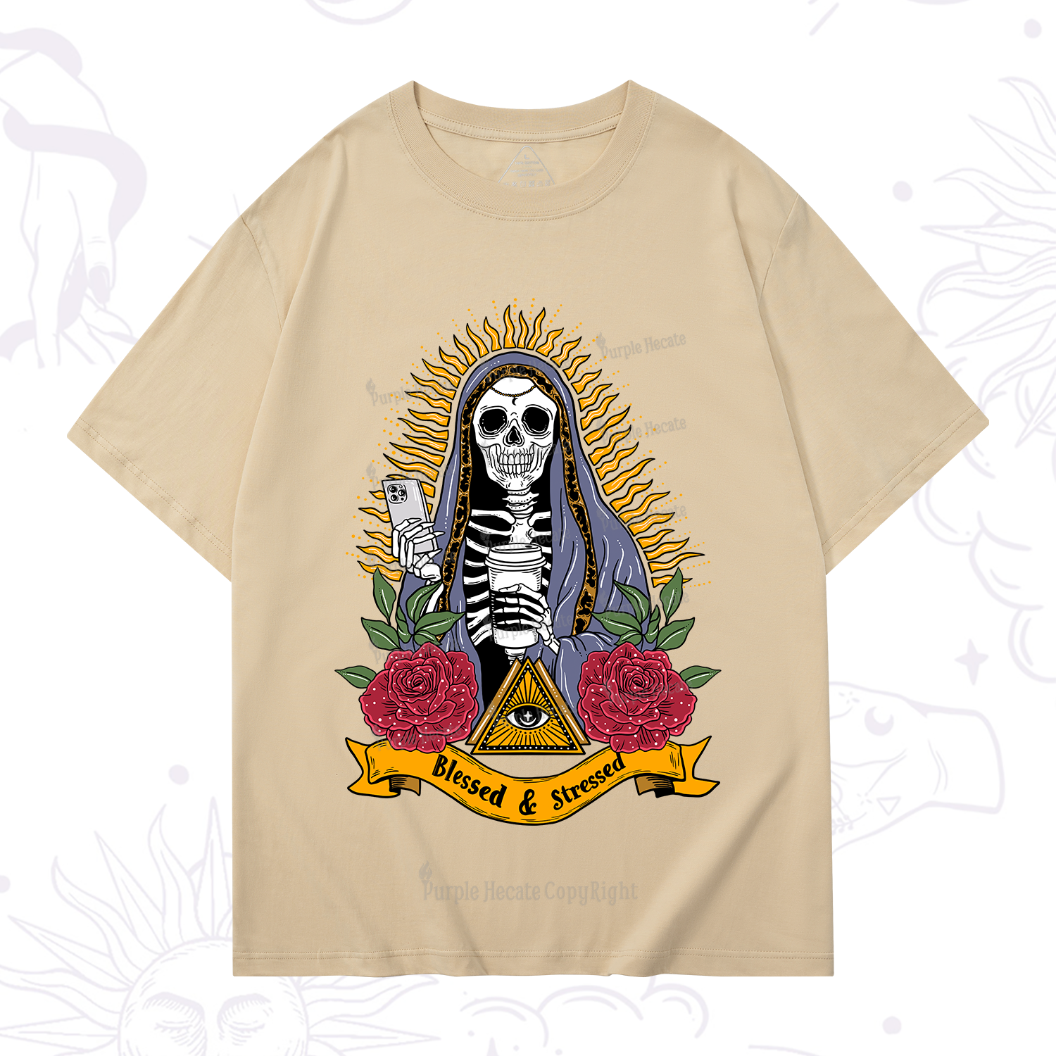 Purplehecate Blessed And Stressed T-Shirt