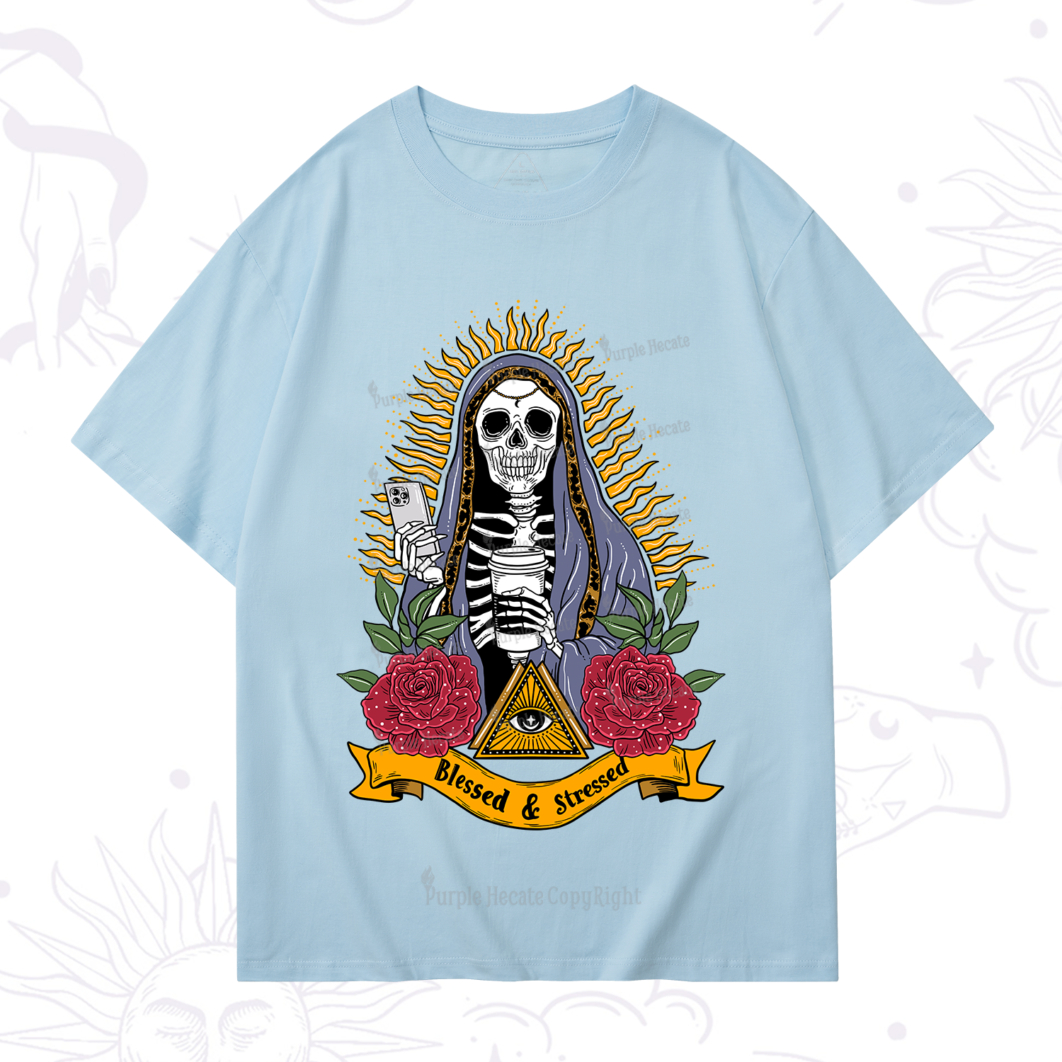 Purplehecate Blessed And Stressed T-Shirt