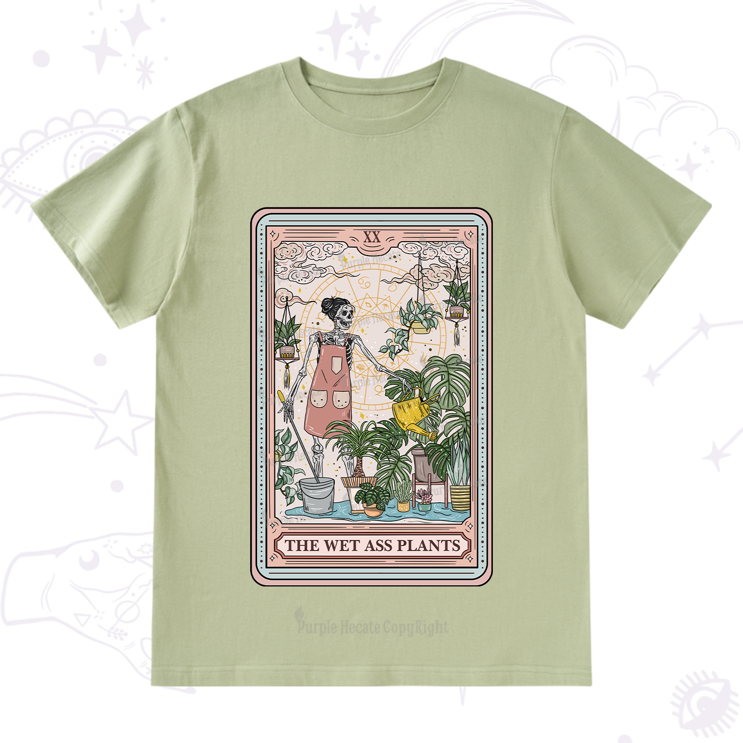 Purplehecate The Wet Ass Plants Tarot T-Shirt