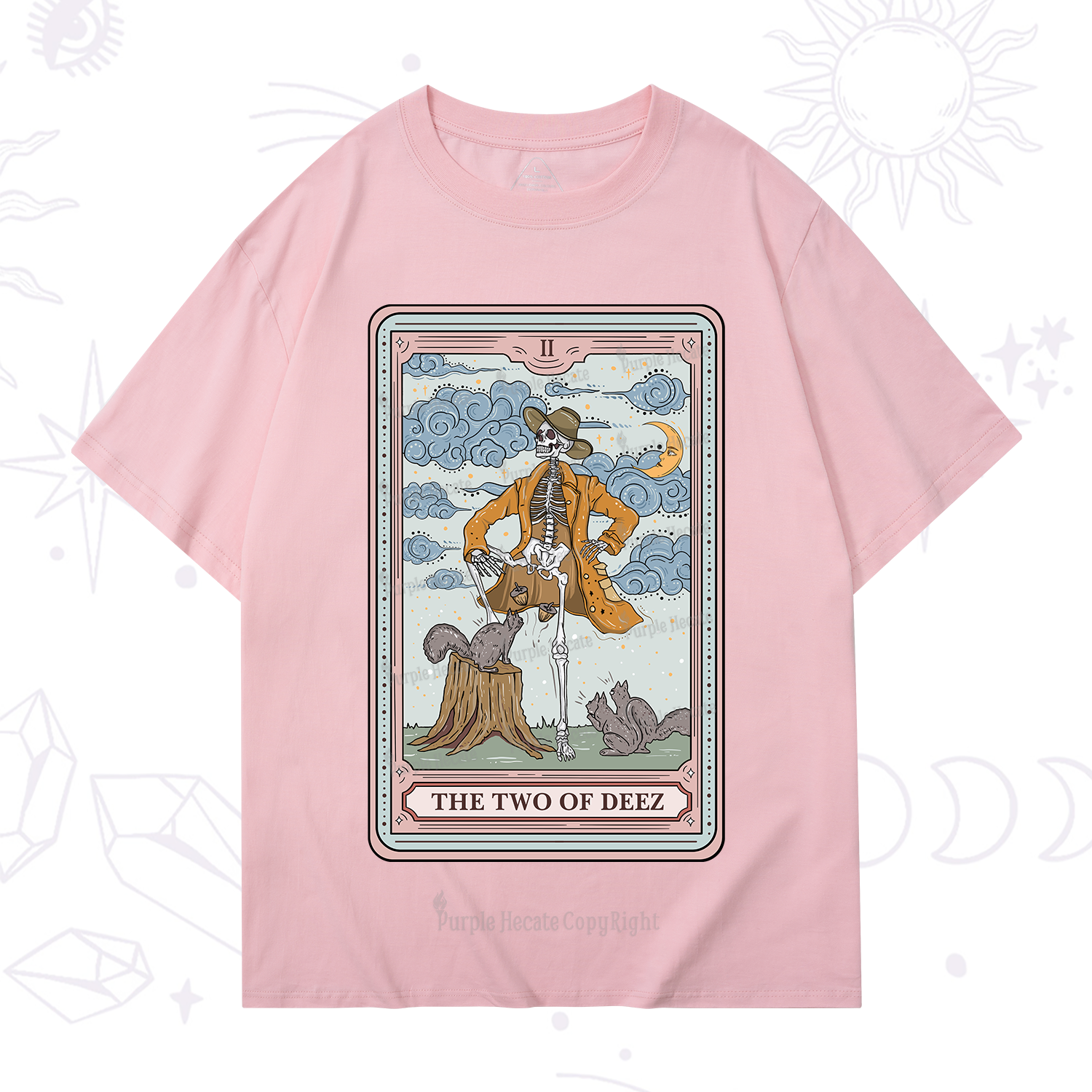 Purplehecate The Two Of Deez Tarot T-Shirt