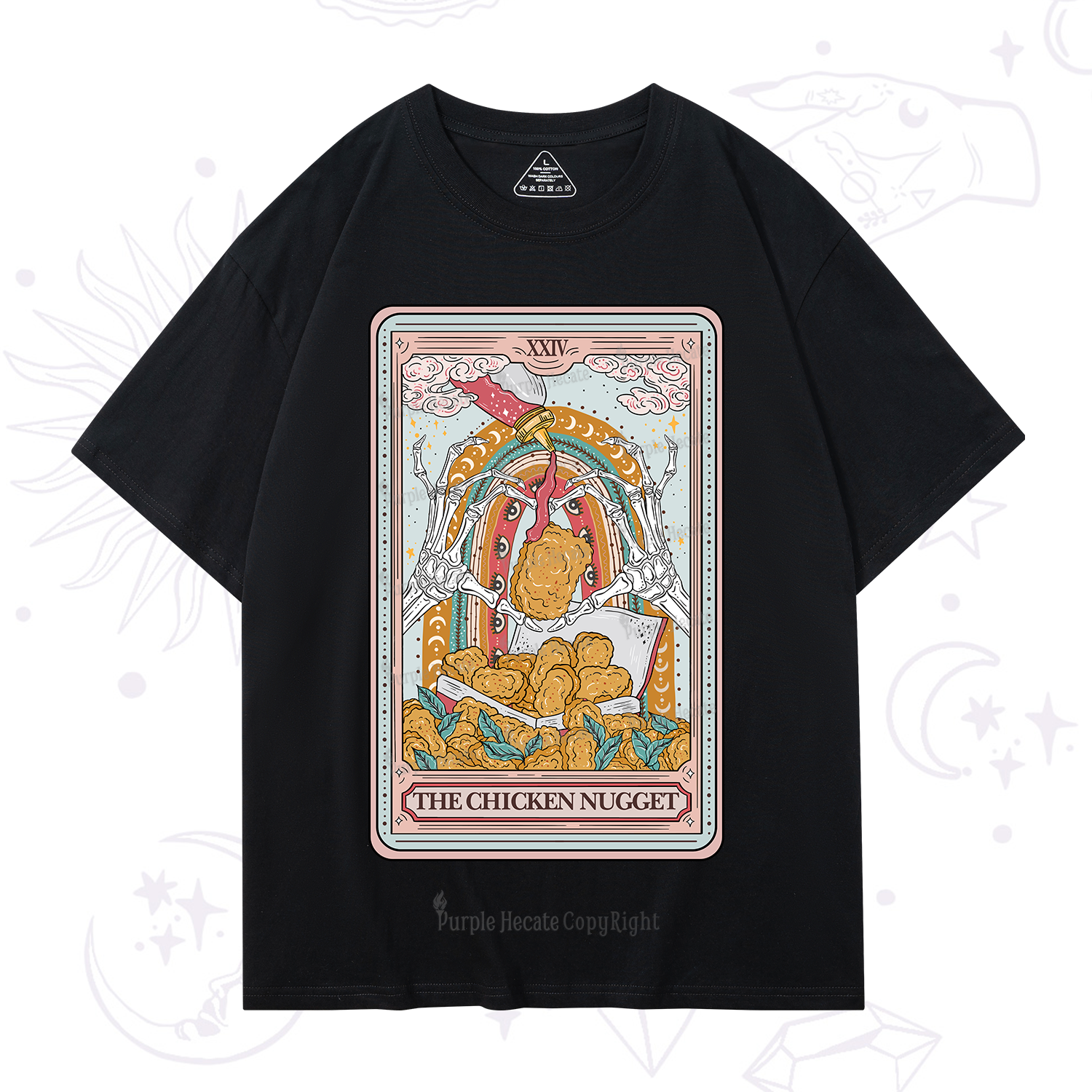 Purplehecate The Chicken Nugget Tarot T-Shirt