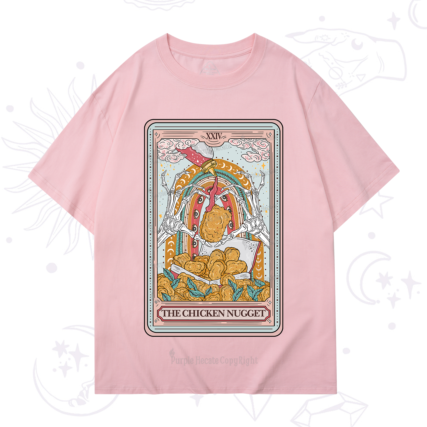 Purplehecate The Chicken Nugget Tarot T-Shirt