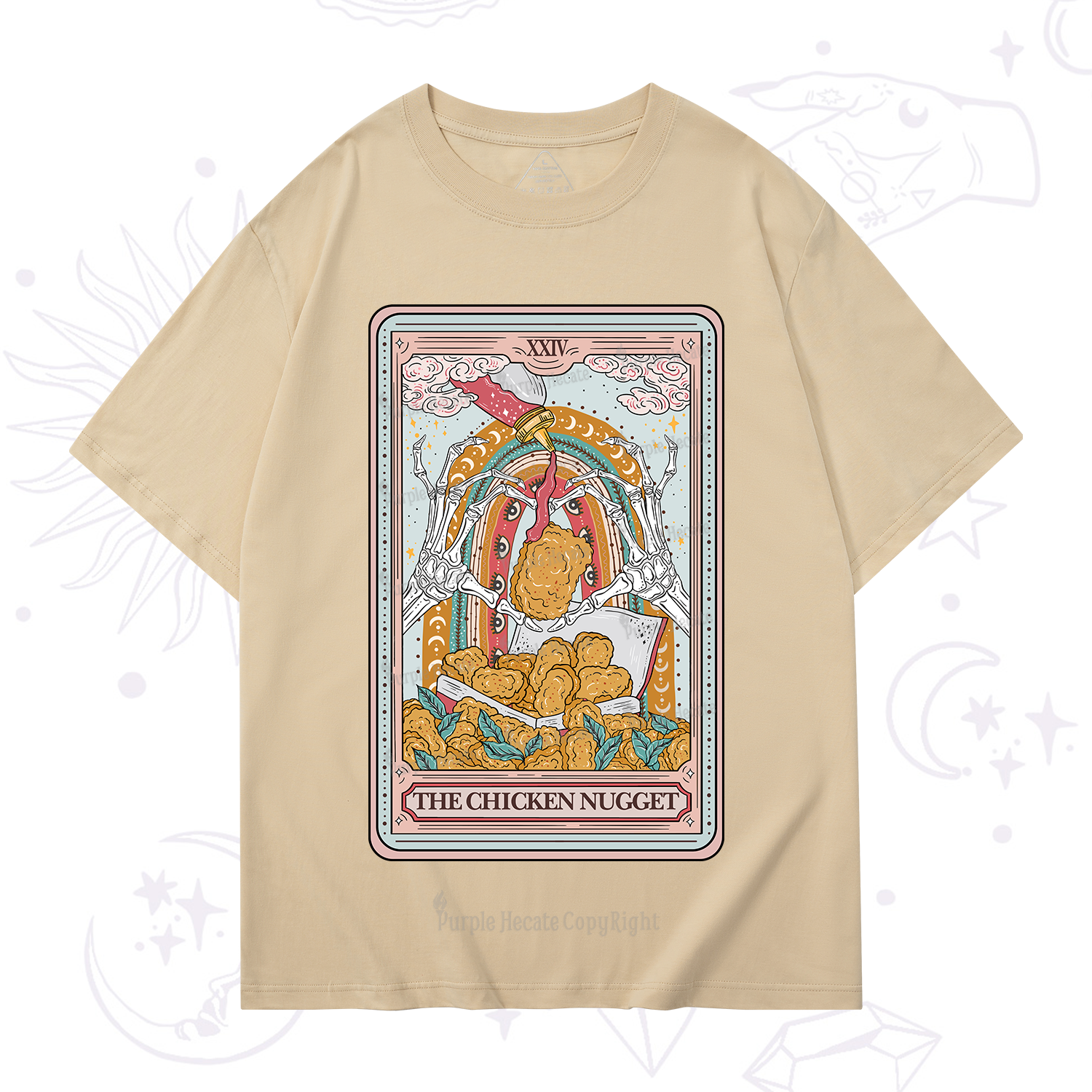 Purplehecate The Chicken Nugget Tarot T-Shirt