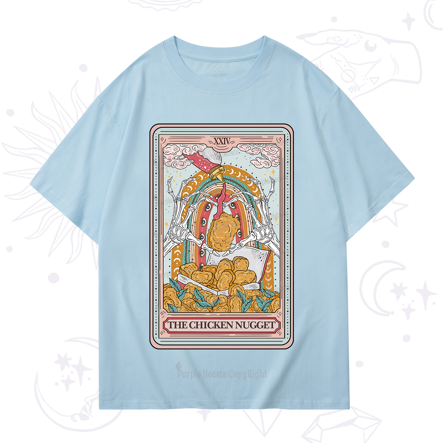 Purplehecate The Chicken Nugget Tarot T-Shirt