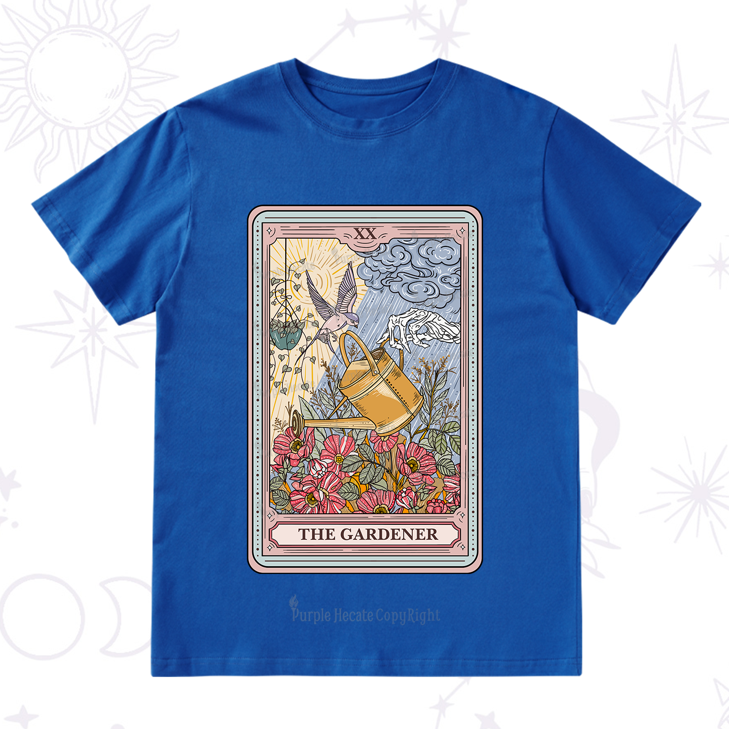 Purplehecate The Gardener Tarot T-Shirt