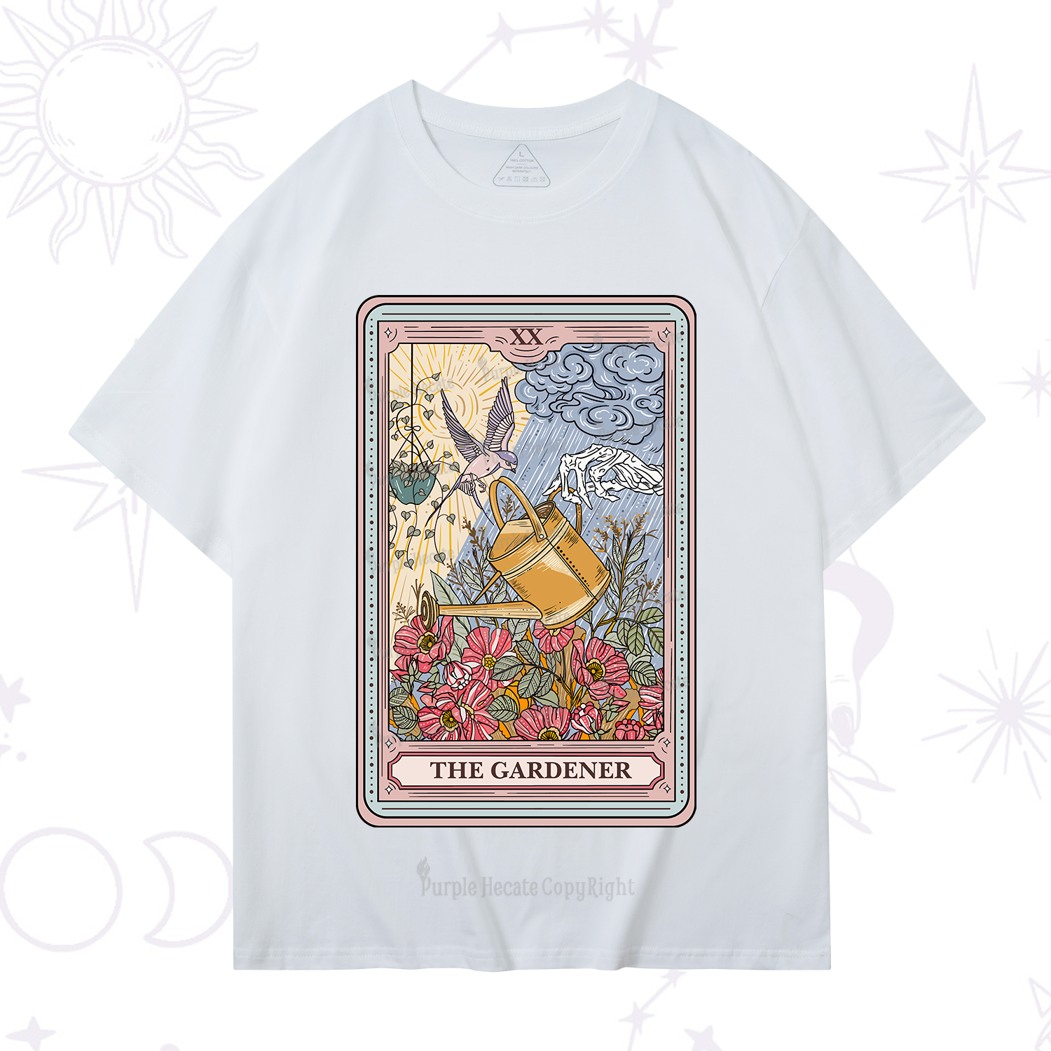 Purplehecate The Gardener Tarot T-Shirt