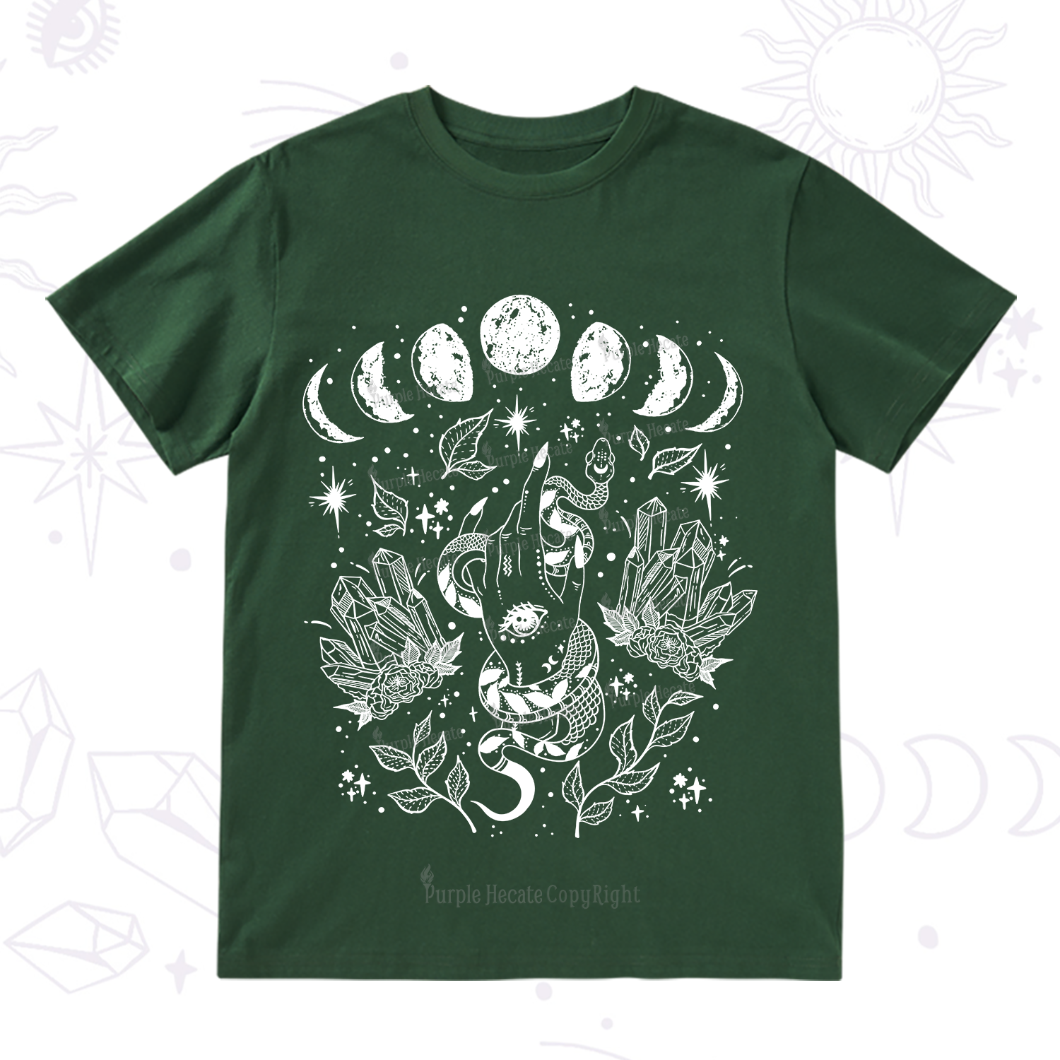 Purplehecate Reach For The Moon T-Shirt