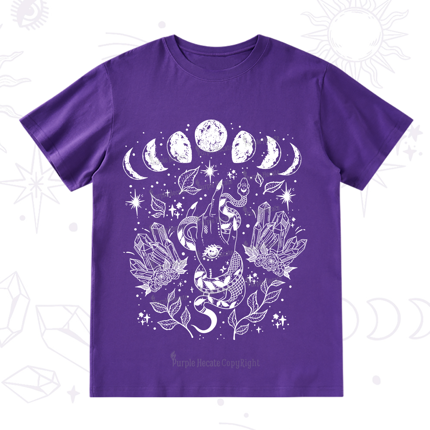 Purplehecate Reach For The Moon T-Shirt
