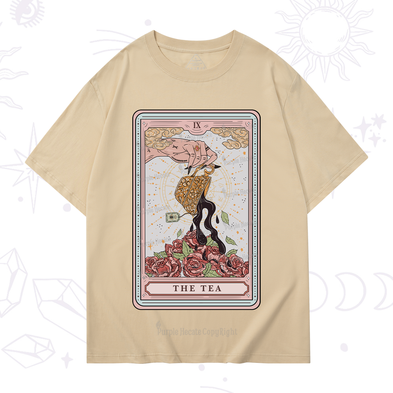 Purplehecate The Tea Tarot T-Shirt