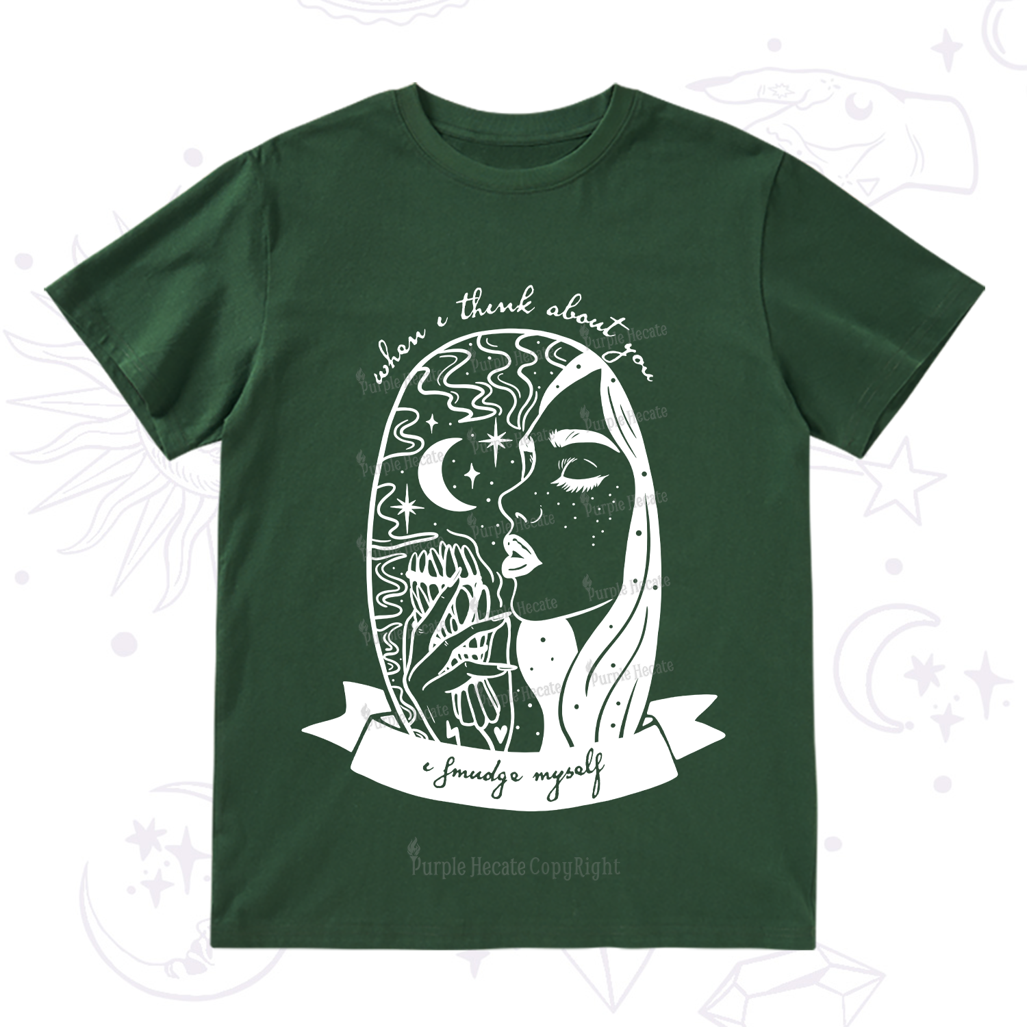 Purplehecate When I Think About You I Smudge Myself T-Shirt