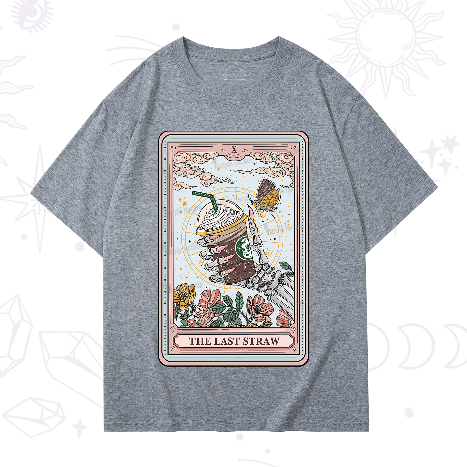 Purplehecate The Last Straw Tarot T-Shirt