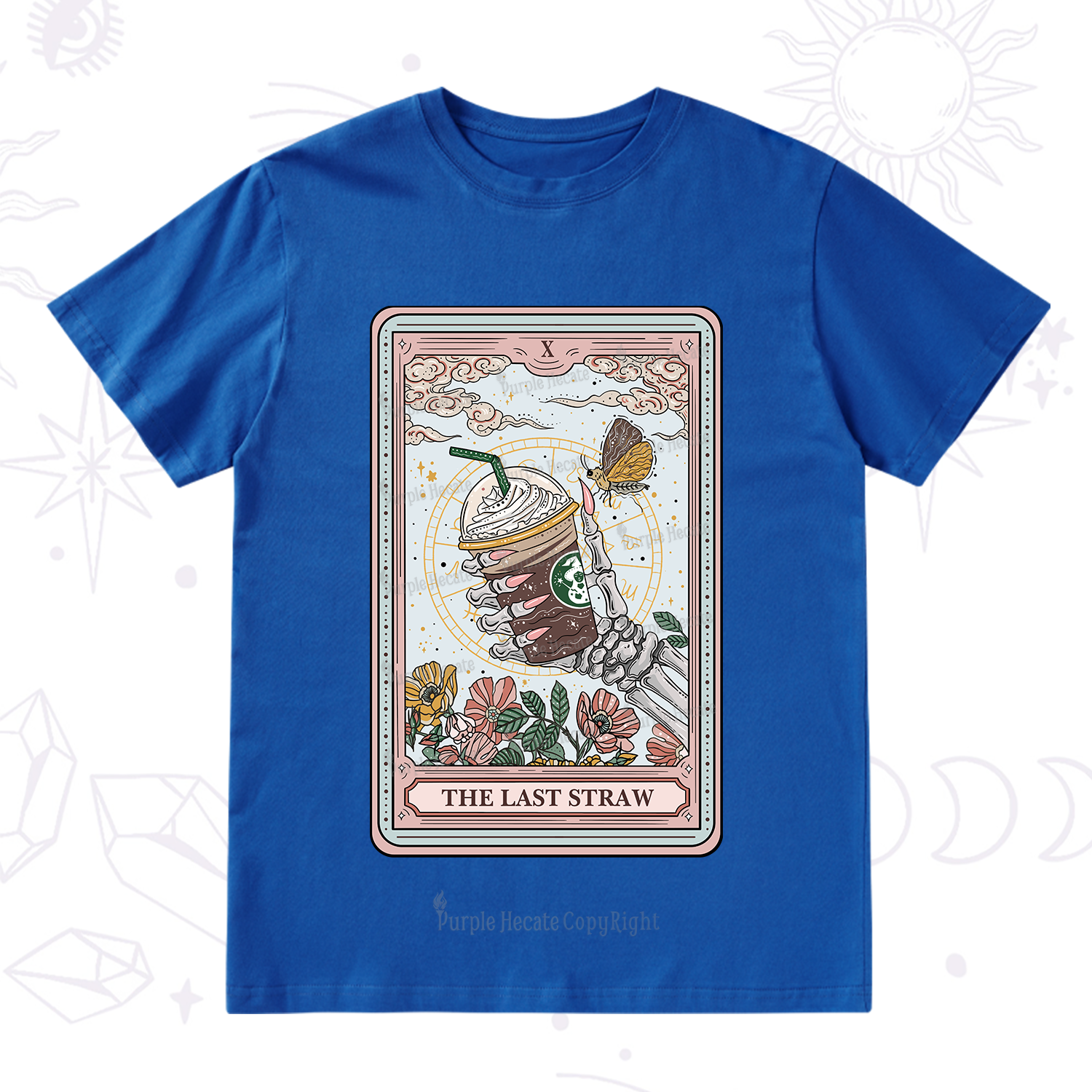 Purplehecate The Last Straw Tarot T-Shirt