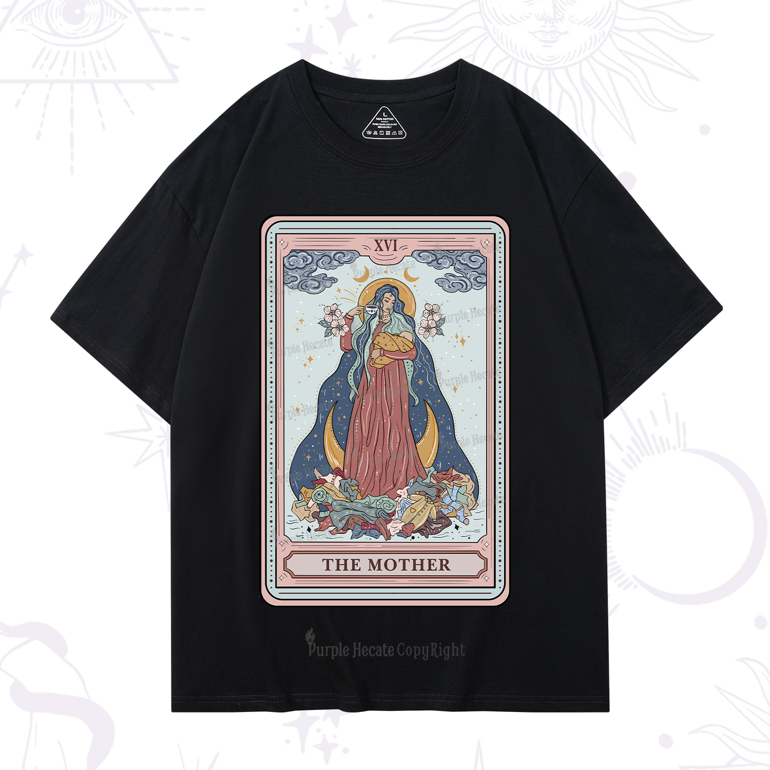 Purplehecate The Mother Tarot T-Shirt