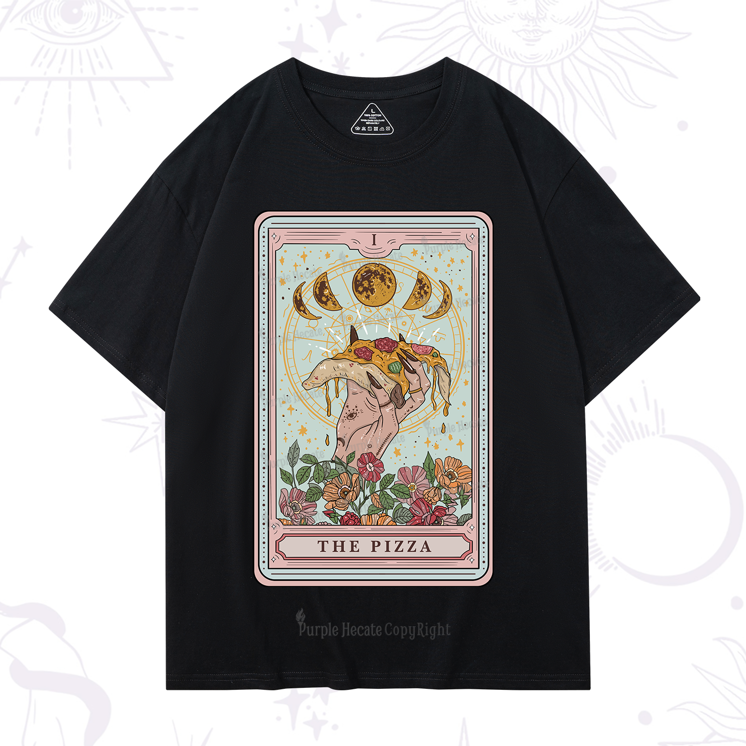 Purplehecate The Pizza Tarot T-Shirt