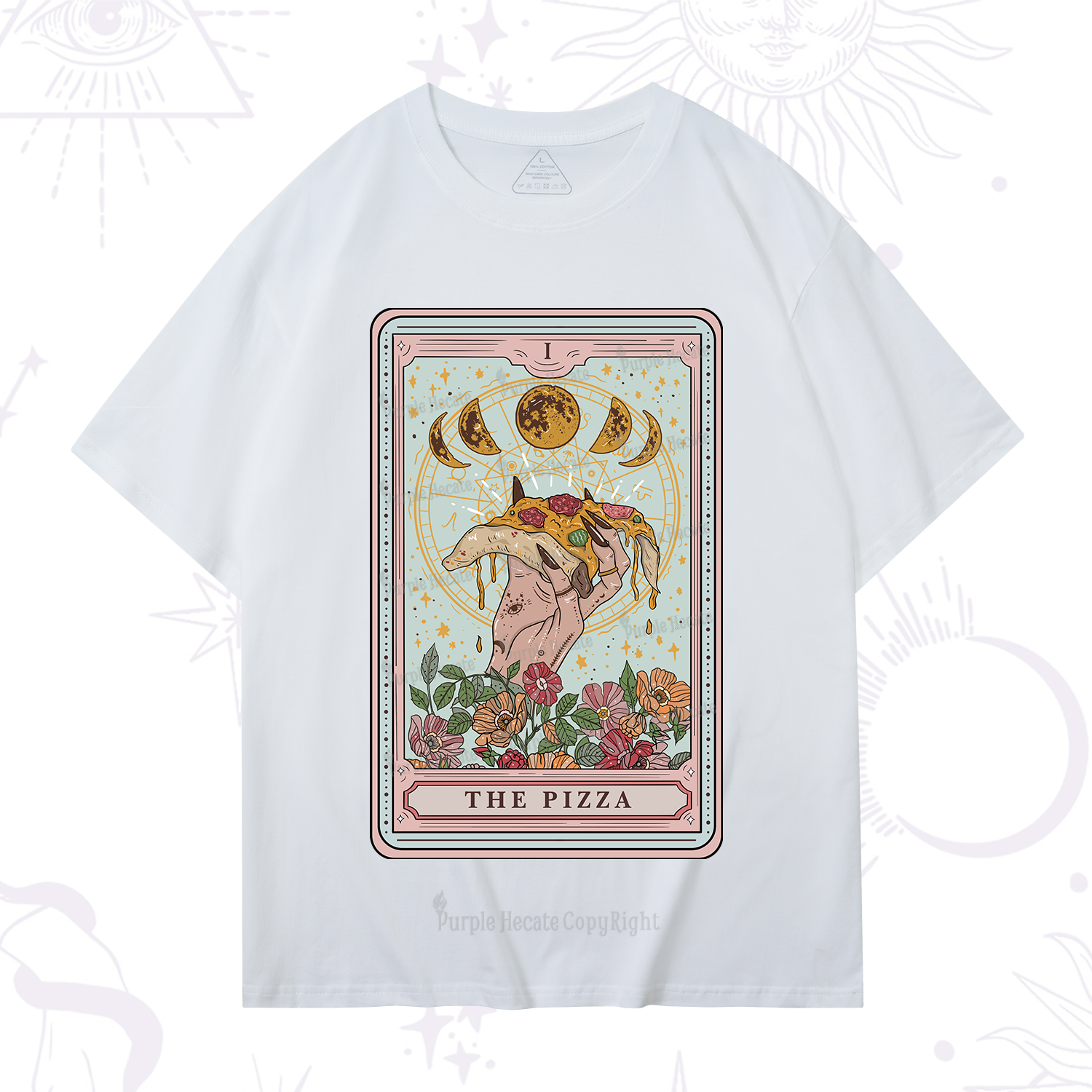 Purplehecate The Pizza Tarot T-Shirt