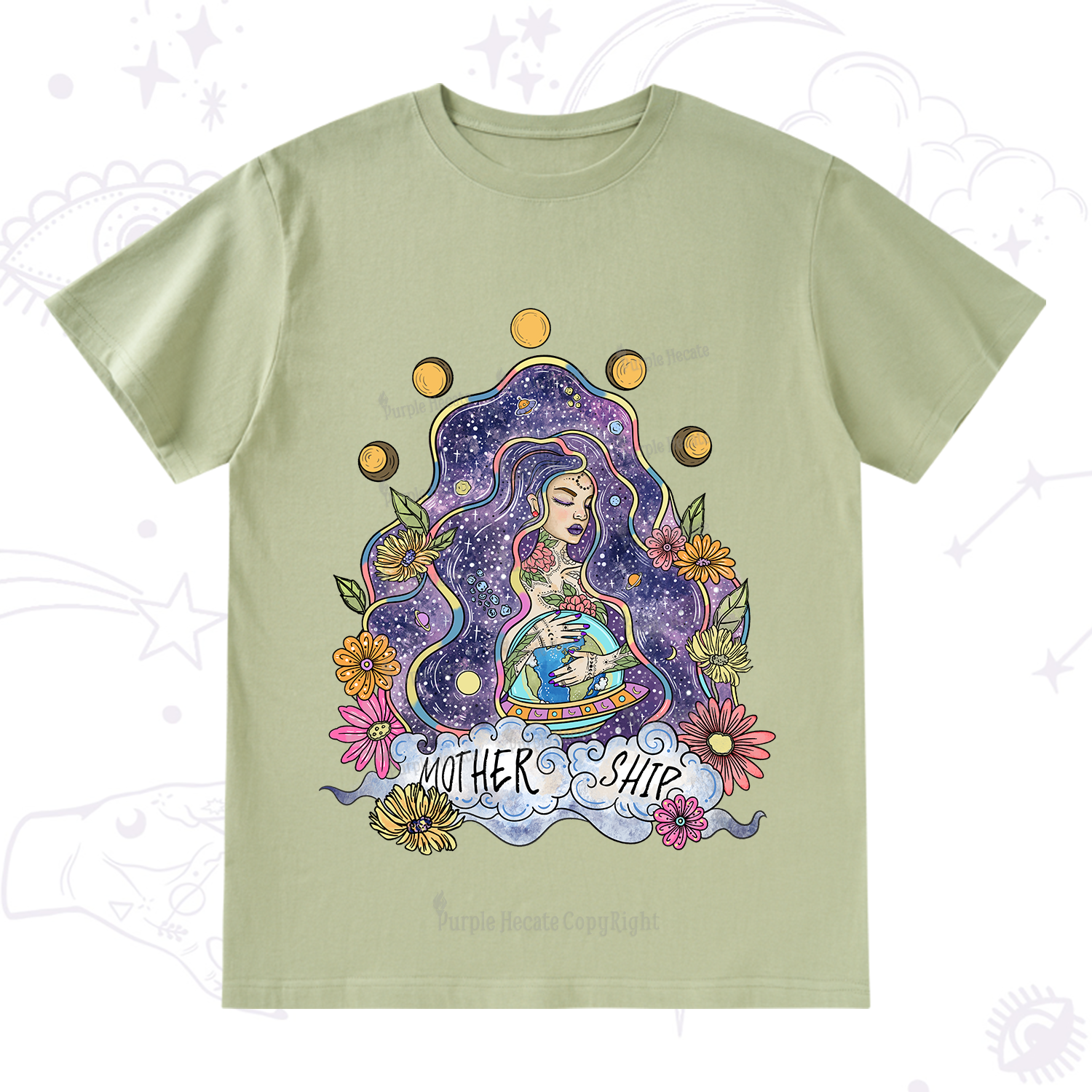 Purplehecate Mother Ship T-Shirt
