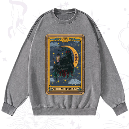 Purplehecate The Mothmen Tarot Washed Sweatshirt