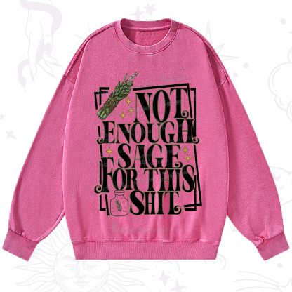 Purplehecate Smudge for This Shit Washed Sweatshirt