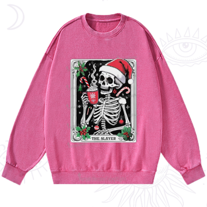 Purplehecate Christmas The Slayer Washed Sweatshirt