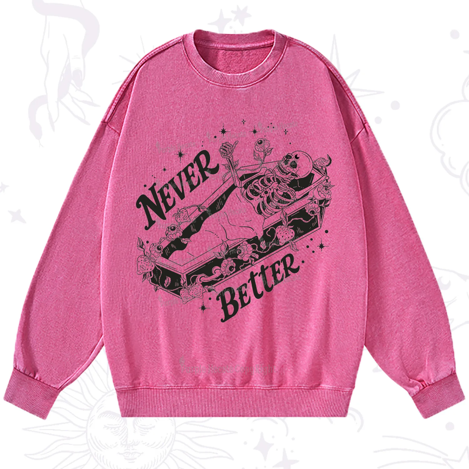 Purplehecate Never Better Washed Sweatshirt