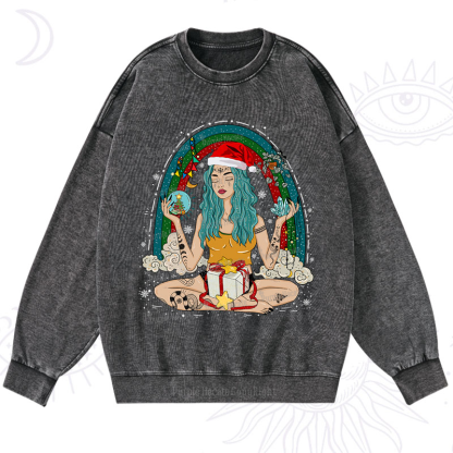 Purplehecate Christmas I'm The Queen Of All My Dreams Washed Sweatshirt