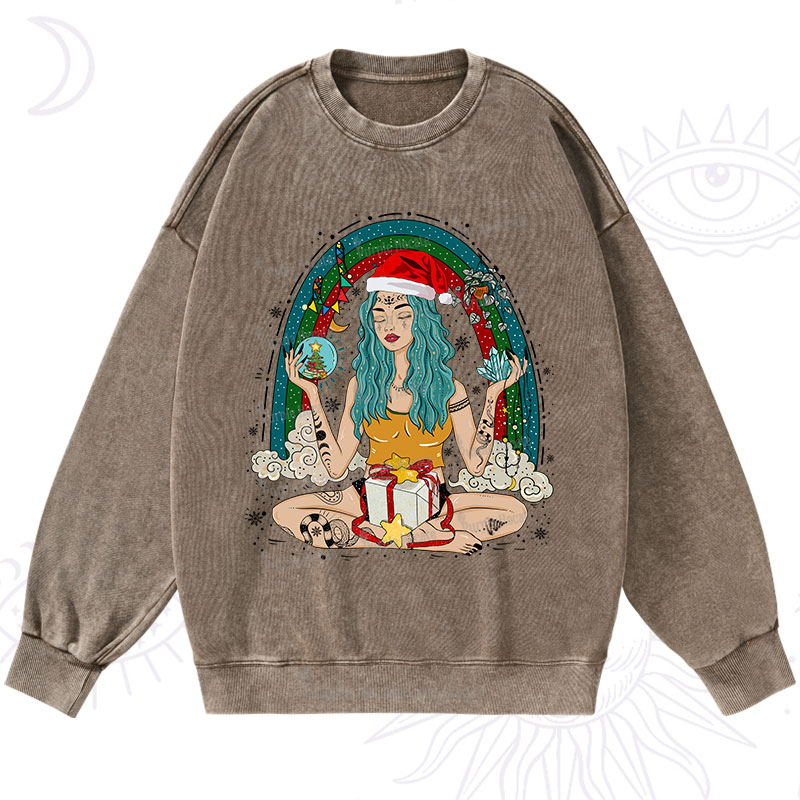 Purplehecate Christmas I'm The Queen Of All My Dreams Washed Sweatshirt