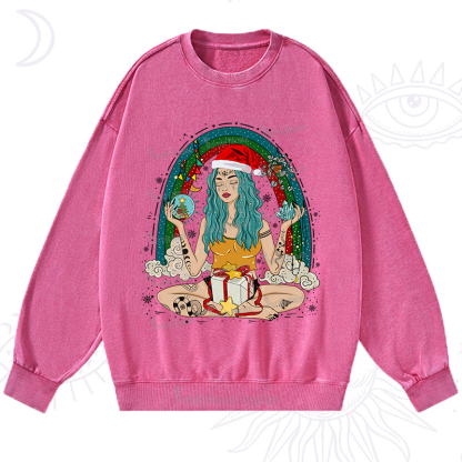 Purplehecate Christmas I'm The Queen Of All My Dreams Washed Sweatshirt