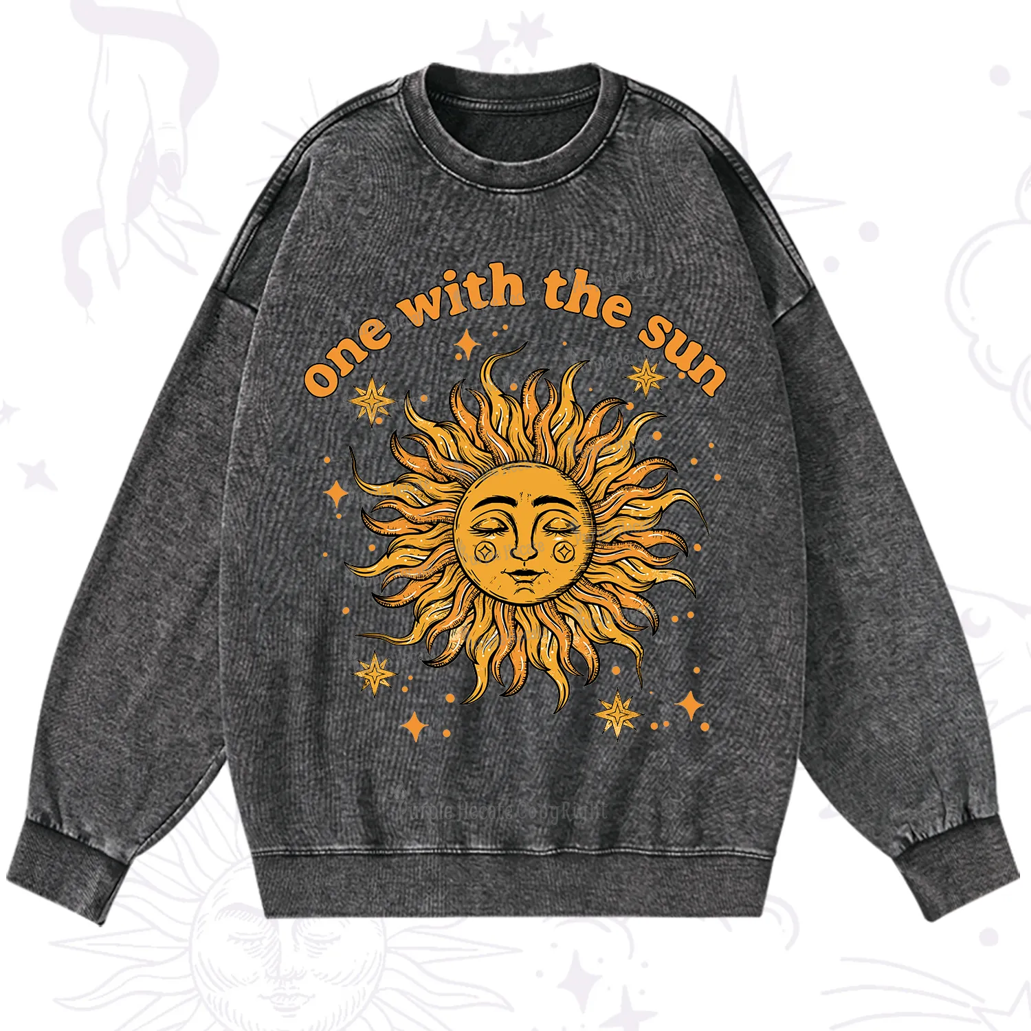 Purplehecate One With The Sun Washed Sweatshirt