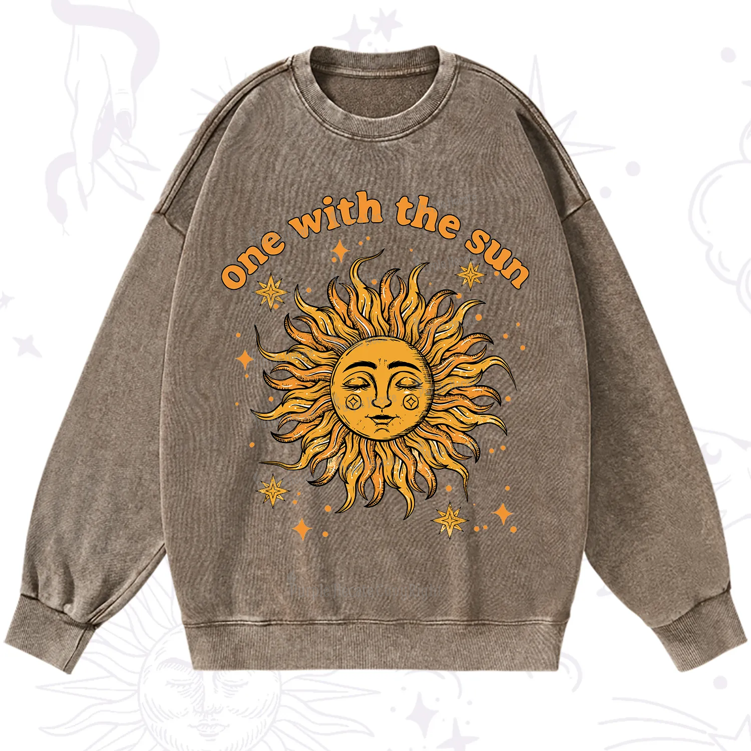 Purplehecate One With The Sun Washed Sweatshirt