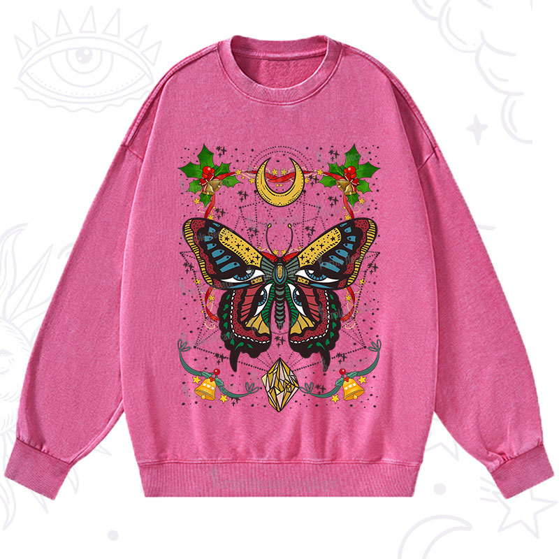Purplehecate Christmas I Am Opening Washed Sweatshirt