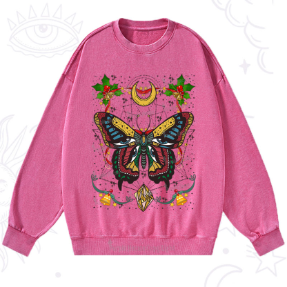 Purplehecate Christmas I Am Opening Washed Sweatshirt