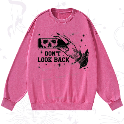 Purplehecate Don't Look Back Washed Sweatshirt