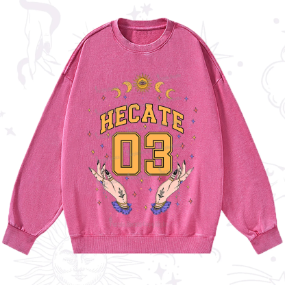 Purplehecate Hecate Moonlight Sorcery Washed Sweatshirt