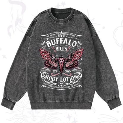 Purplehecate Buffalo Bill's Body Lotion Washed Sweatshirt