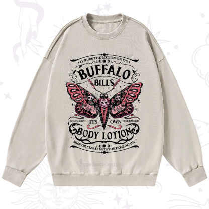 Purplehecate Buffalo Bill's Body Lotion Washed Sweatshirt