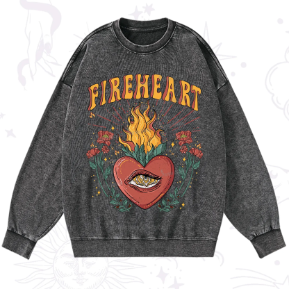 Purplehecate Fireheart Washed Sweatshirt