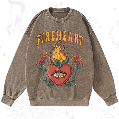 Purplehecate Fireheart Washed Sweatshirt