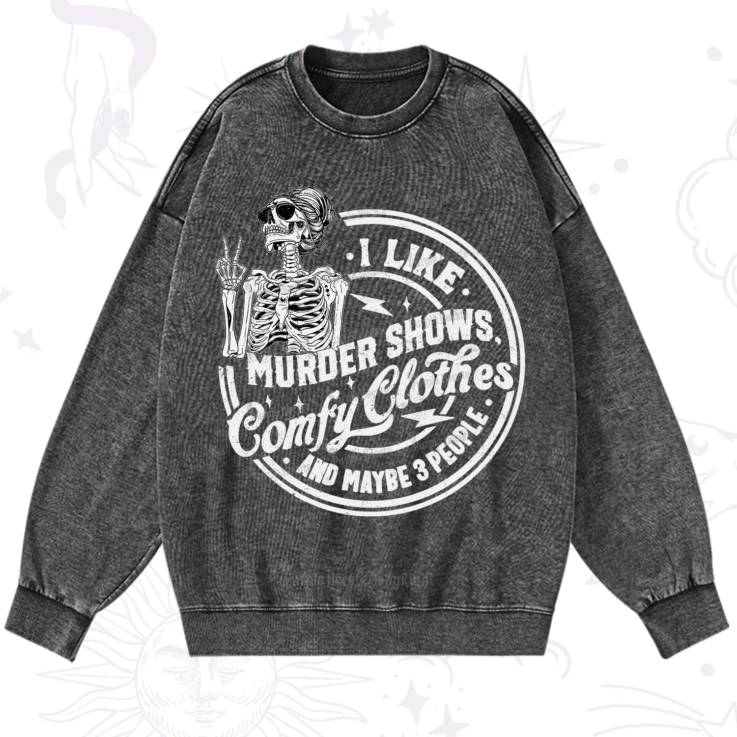 Purplehecate I Like Murder Shows Comfy Clothes And Maybe 3 People Washed Sweatshirt