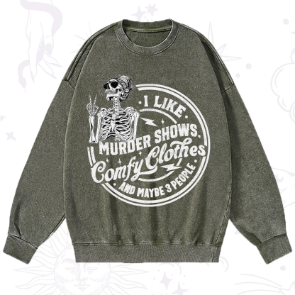 Purplehecate I Like Murder Shows Comfy Clothes And Maybe 3 People Washed Sweatshirt