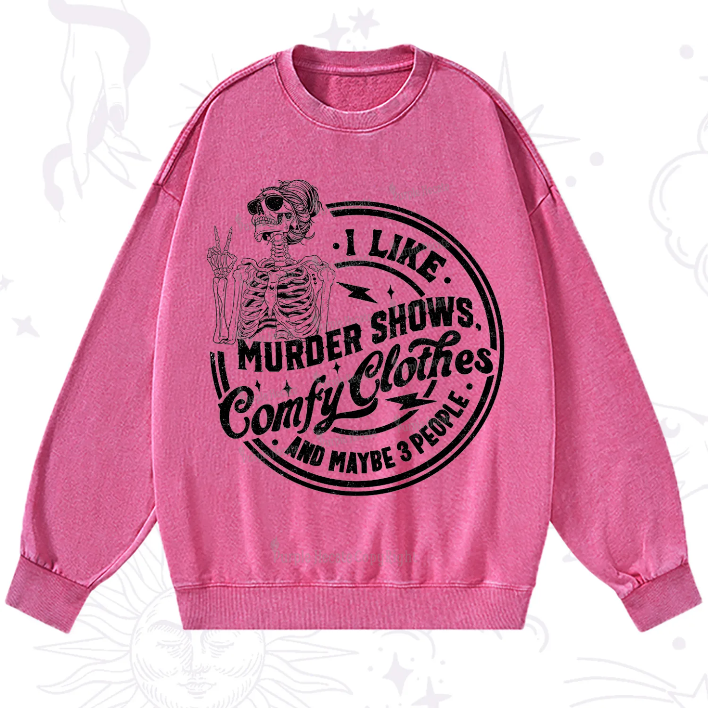 Purplehecate I Like Murder Shows Comfy Clothes And Maybe 3 People Washed Sweatshirt