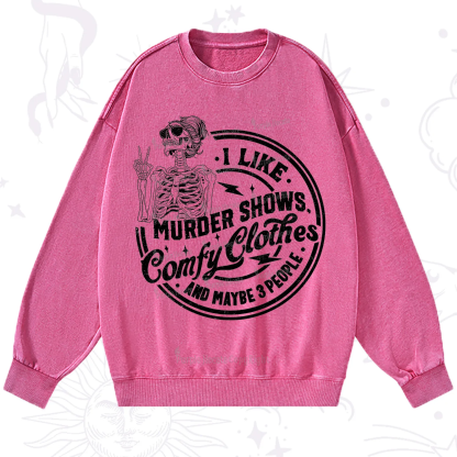 Purplehecate I Like Murder Shows Comfy Clothes And Maybe 3 People Washed Sweatshirt