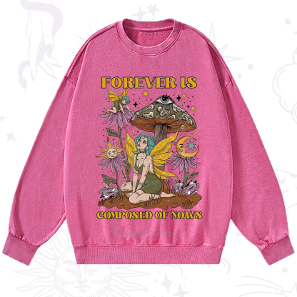 Purplehecate Forever Is Composed Of Nows Washed Sweatshirt