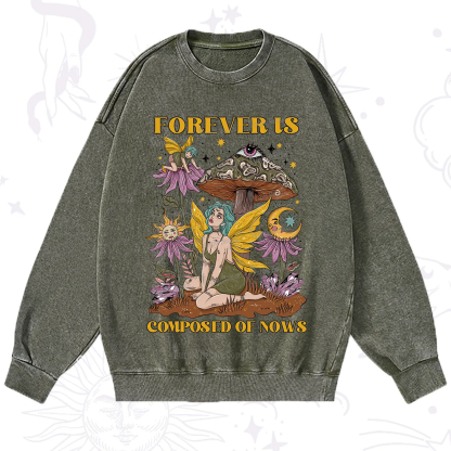 Purplehecate Forever Is Composed Of Nows Washed Sweatshirt