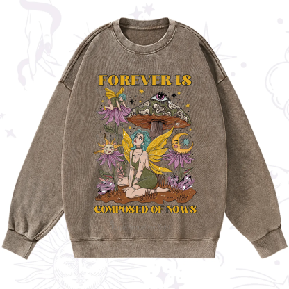 Purplehecate Forever Is Composed Of Nows Washed Sweatshirt