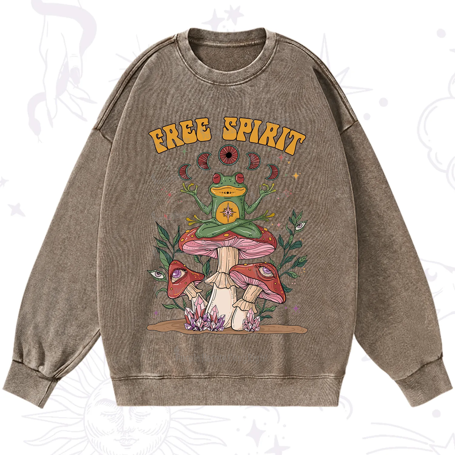 Purplehecate Free Spirit Washed Sweatshirt