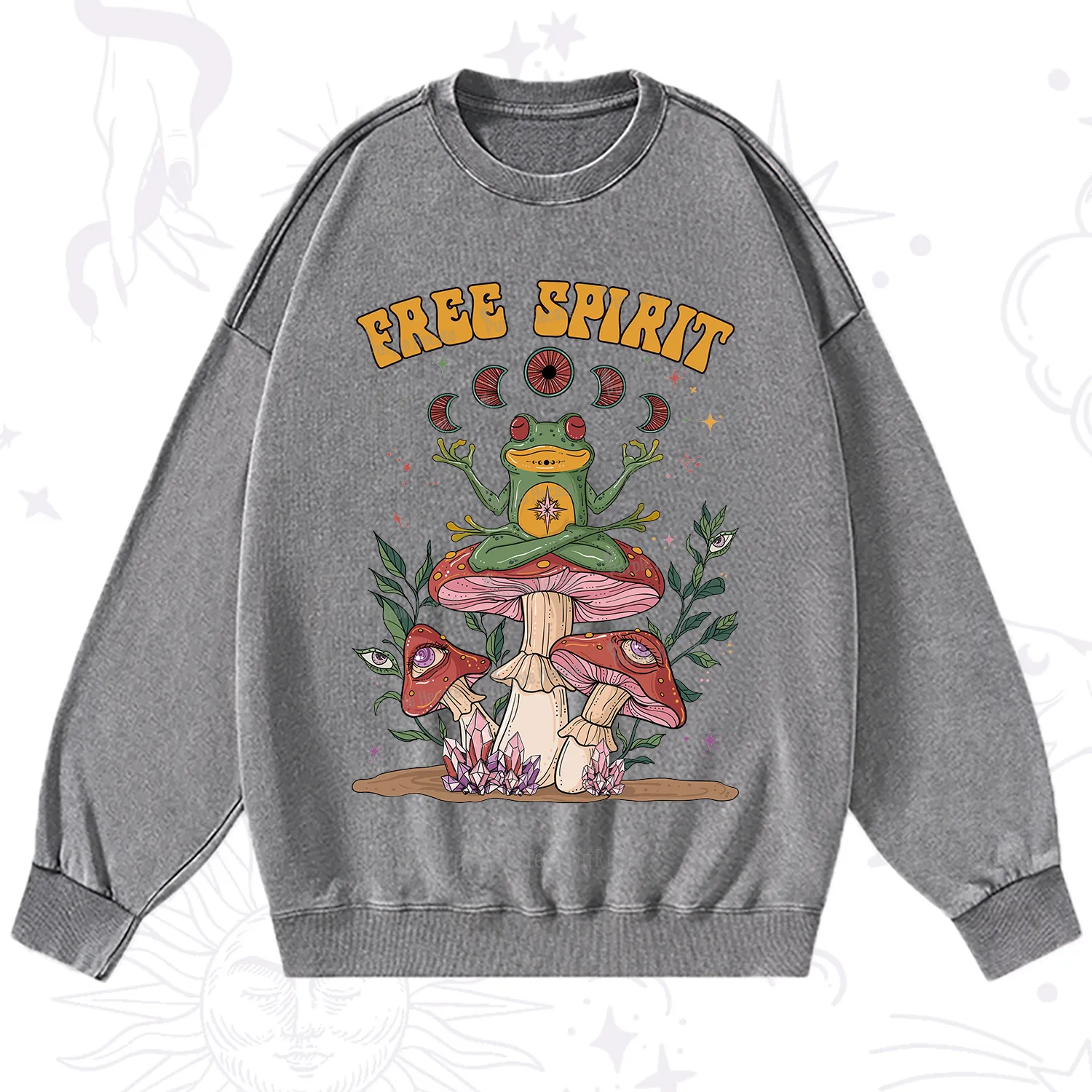 Purplehecate Free Spirit Washed Sweatshirt
