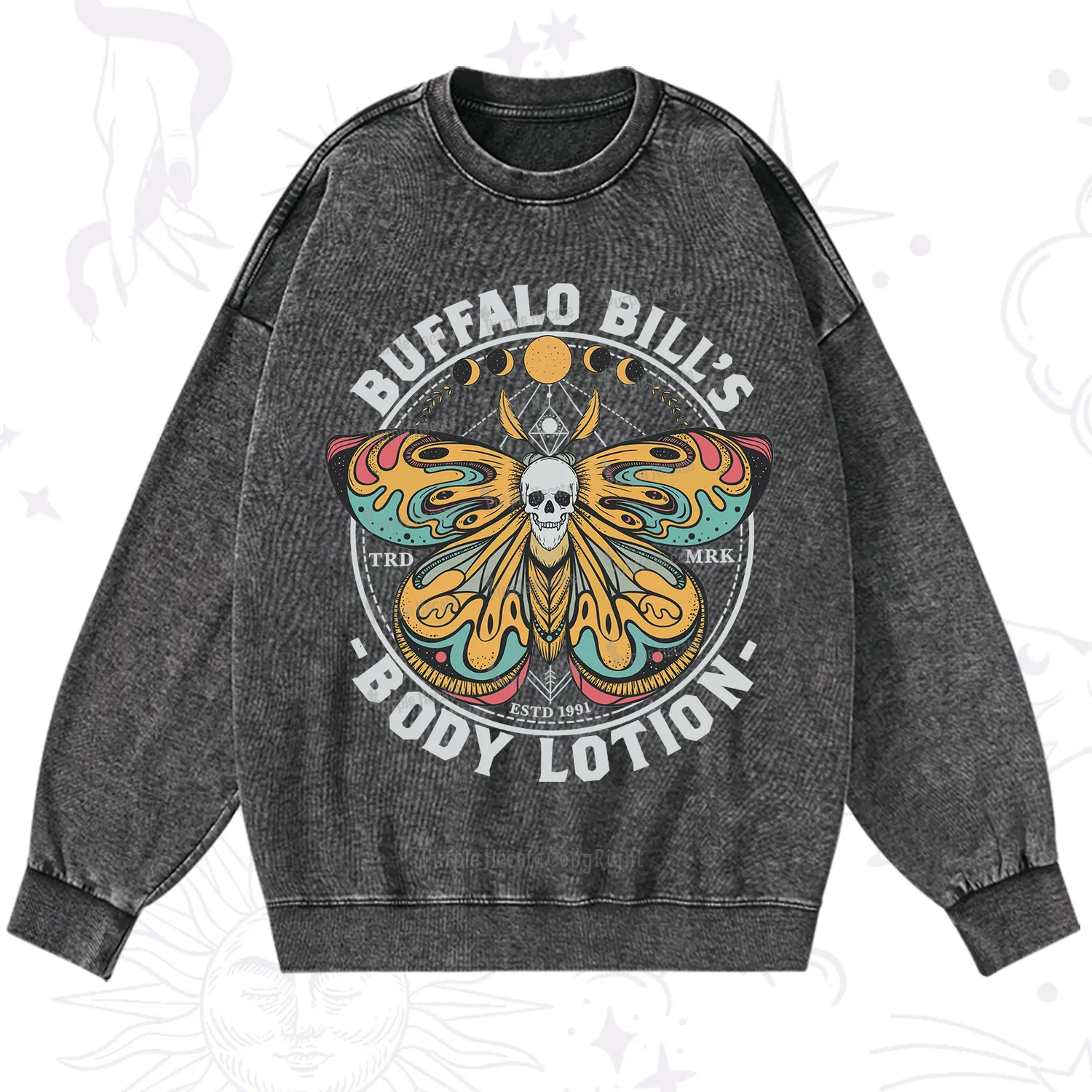 Purplehecate Buffalo Bill Washed Sweatshirt