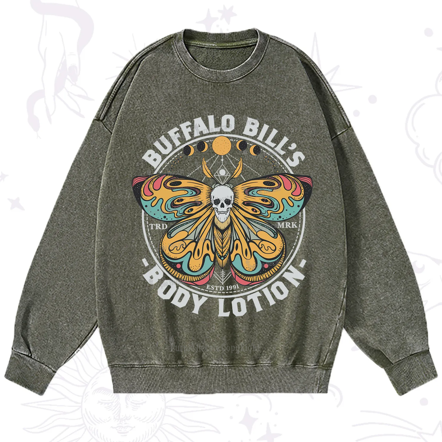 Purplehecate Buffalo Bill Washed Sweatshirt