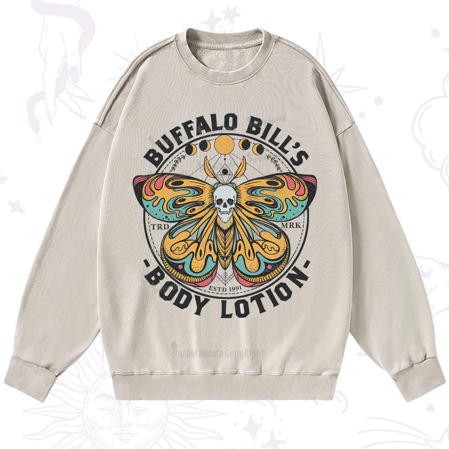 Purplehecate Buffalo Bill Washed Sweatshirt
